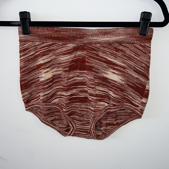 FOR LOVE and Lemons Brown High Rise Swimwear / Sleepwear shorts size Small - Picture 4 of 12